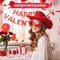 4E’s Novelty Red Cowboy Hat for Women & Heart Sunglasses – Felt Cowgirl Hats Women with Feathers